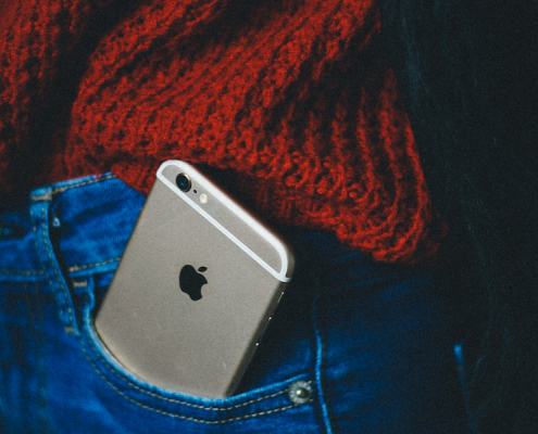 Phone in pocket, youth mentoring research.